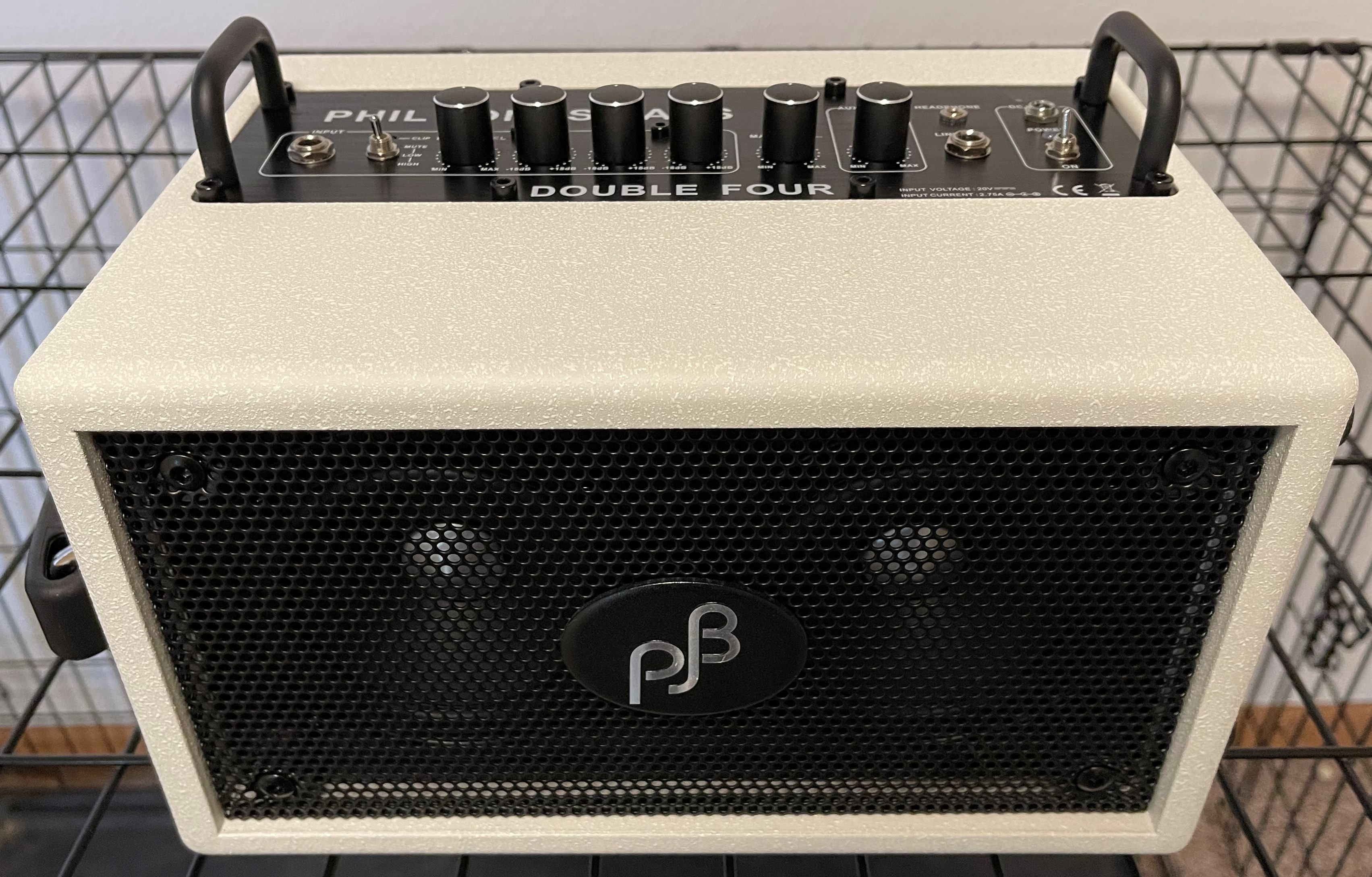 SOLD Phil Jones Bass PJB Double Four BG75 White